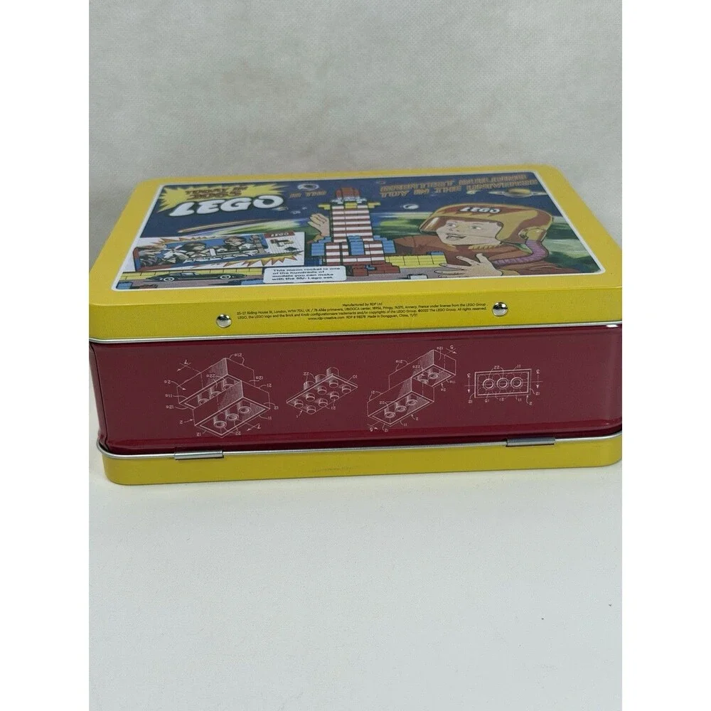New LEGO 5007331 VIP Exclusive Collectible Retro Tin Lunchbox